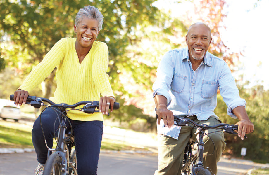 Retirement Photo - A Couple Riding a Bike